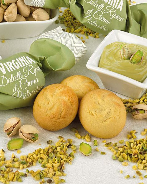Virginia Pistachio Cream Biscuits Tin - 160g