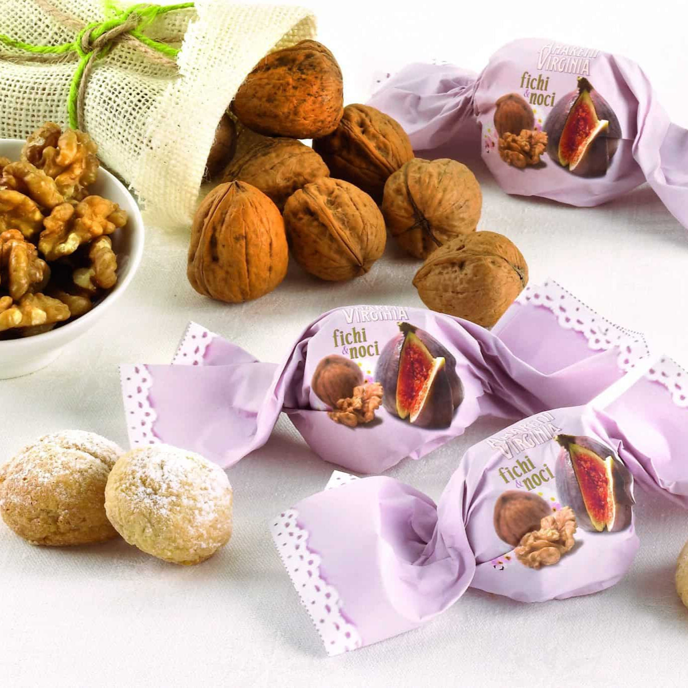 Virginia Fig/Walnuts Amaretti - 220g