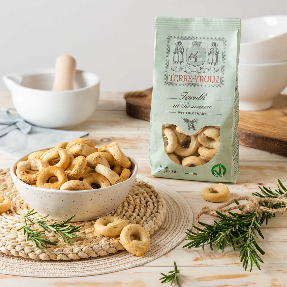 Terre Dei Trulli Taralli Al Rosemary - 250g