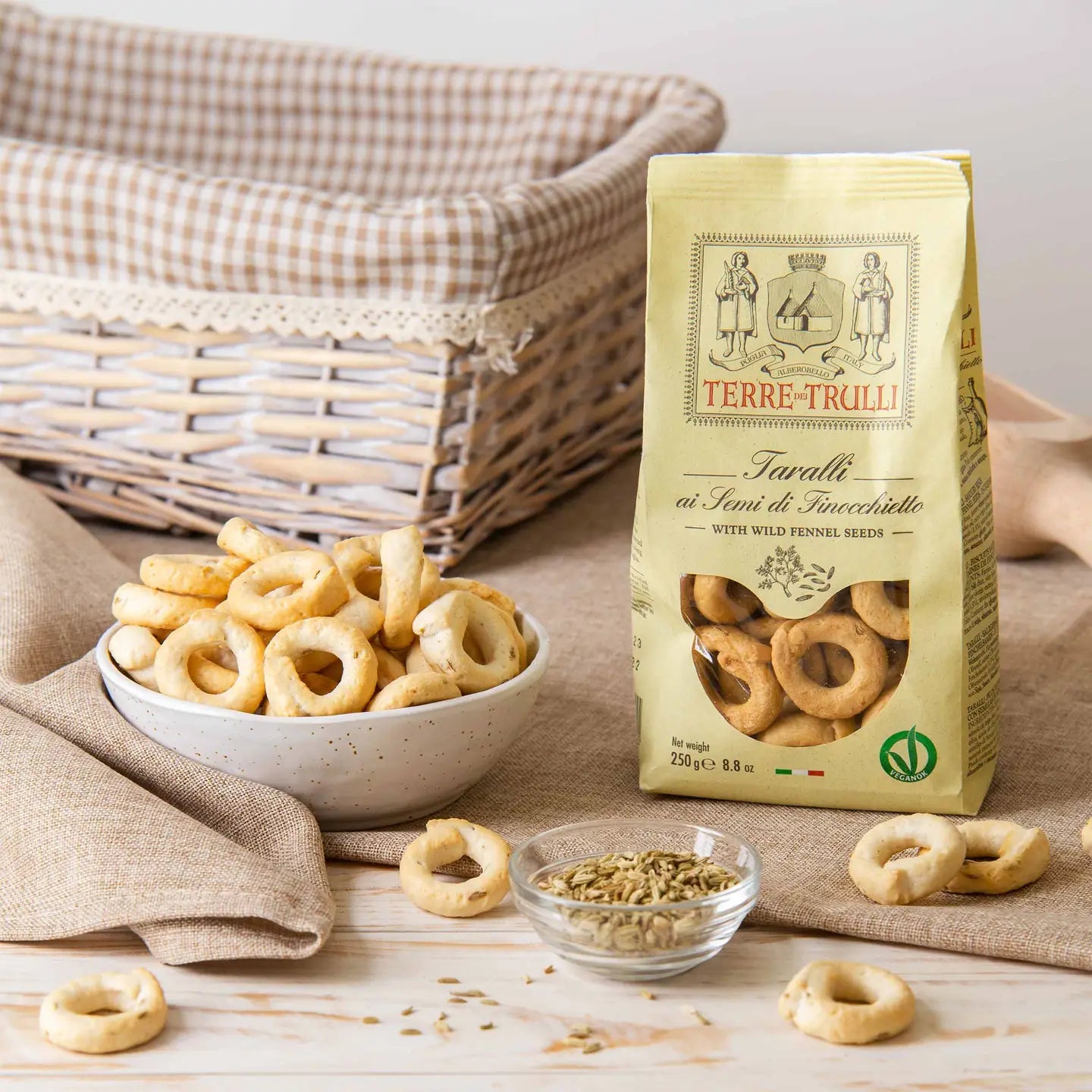 Terre Dei Trulli Pugliesi Taralli with Fennel Seeds - 250g