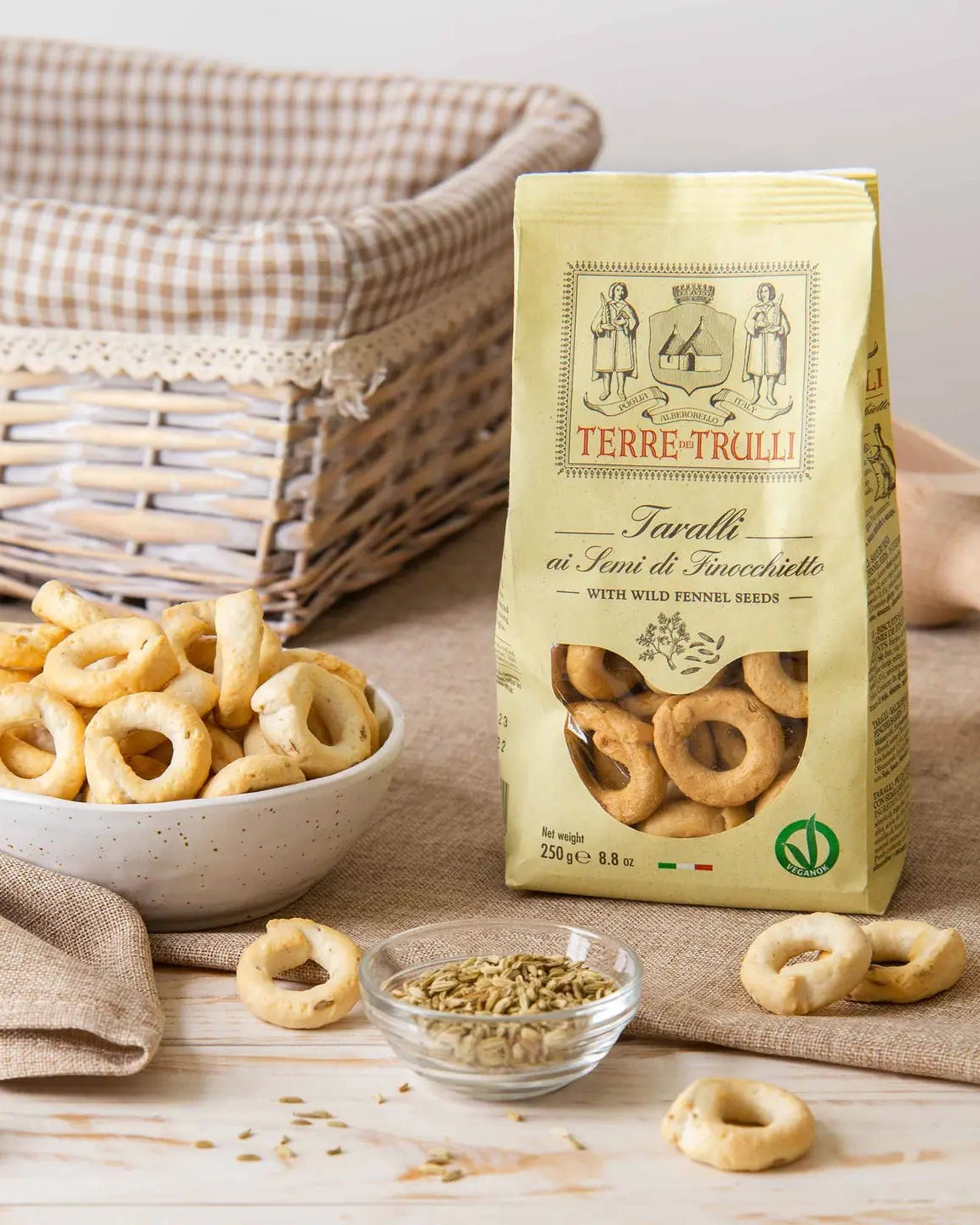 Terre Dei Trulli Pugliesi Taralli with Fennel Seeds - 250g