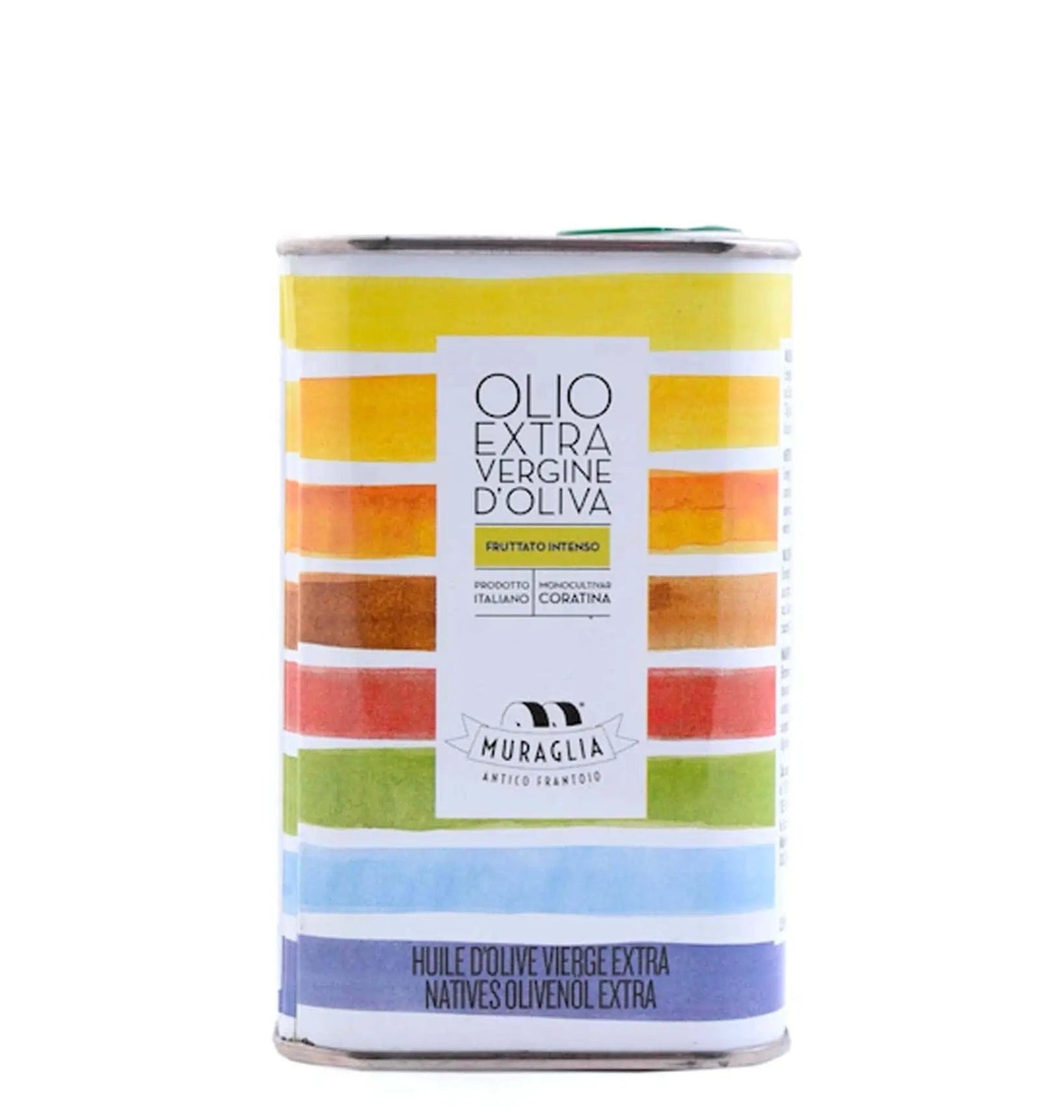 Frantoio Muraglia Rainbow Tin Intense Fruity Coratina Extra Virgin Olive Oil 250ml