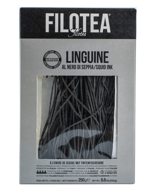 Filotea Squid Ink Linguine - 250g