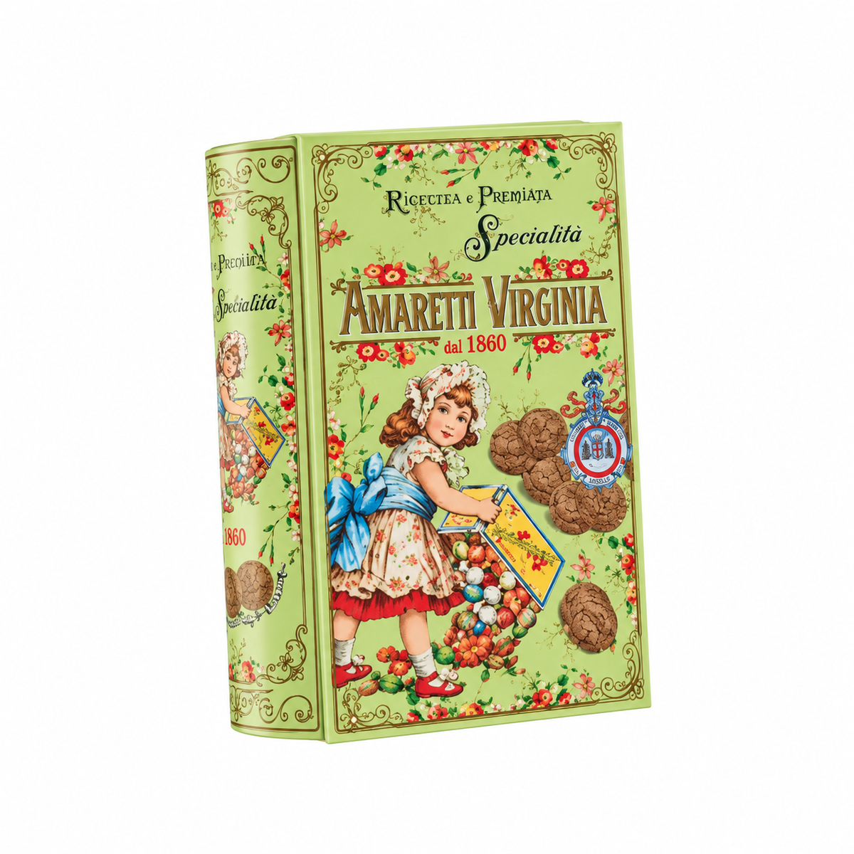 Amaretti Virginia Soft Amaretti Book Tin – 200g