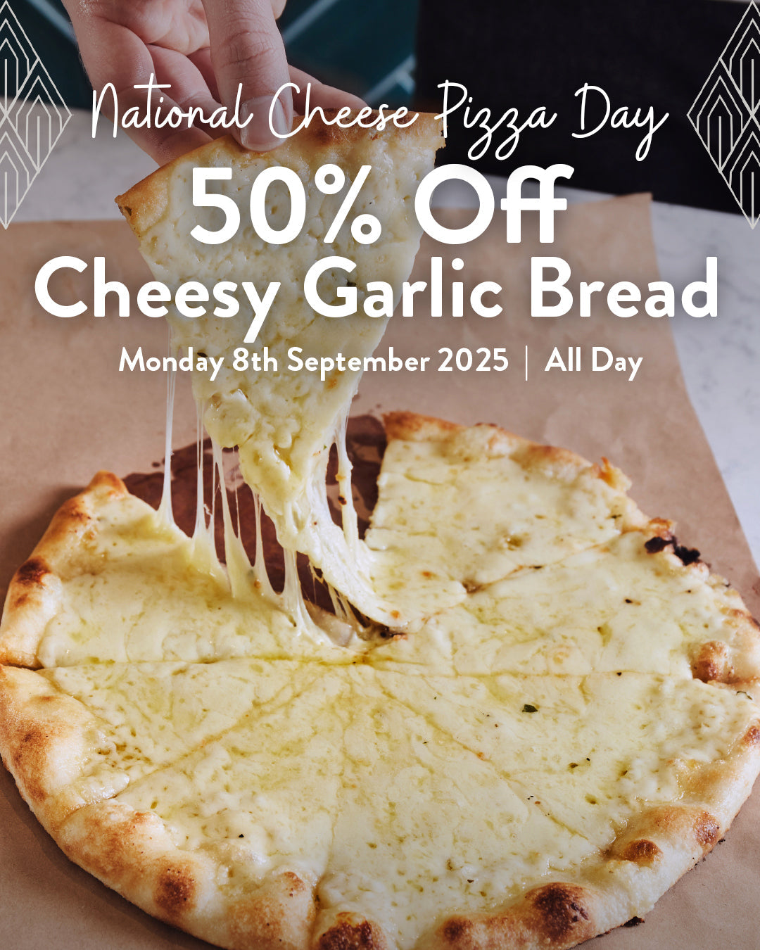 Half Price Cheesy Garlic Breads