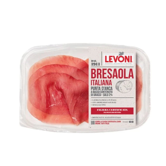 Levoni PGI Bresaola Italiana Sliced - 80g