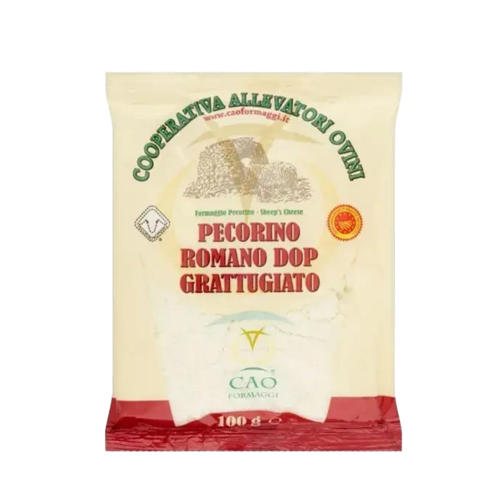 Grated Pecorino Romano DOP - 100g