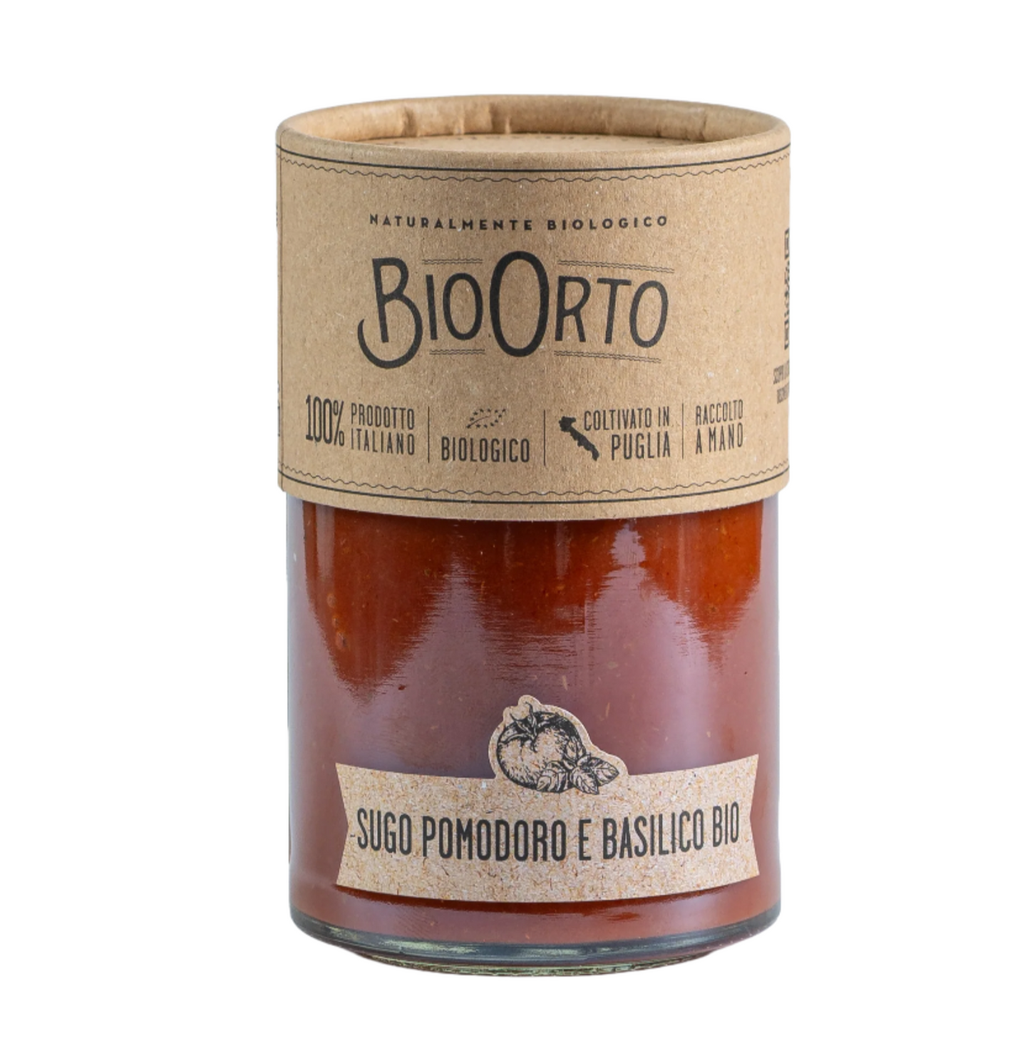 Bio Orto Organic Tomato & Basil Pasta Sauce 350g