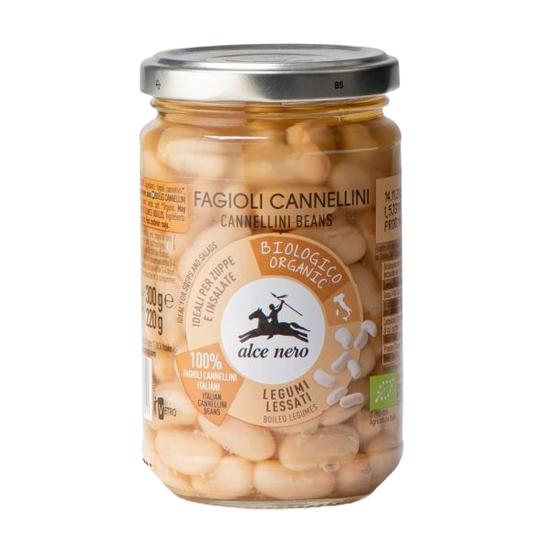 Alce Nero Organic Steamed Cannellini Beans - 300g
