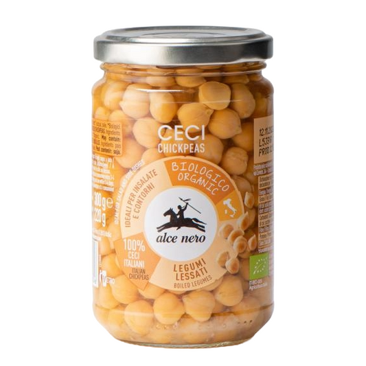 Alce Nero Organic Steamed Chickpeas - 300g