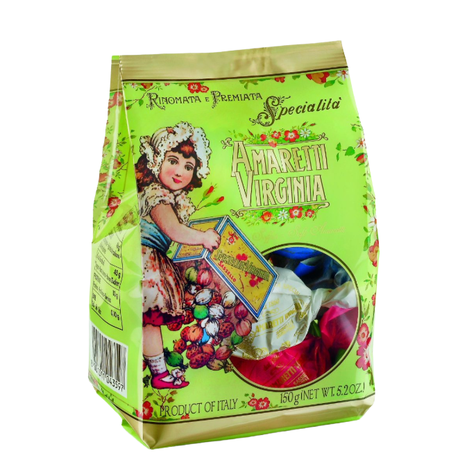 Virginia Soft Amaretti Window Pouch – 150g