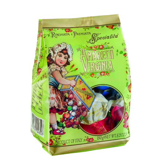 Virginia Soft Amaretti Window Pouch – 150g