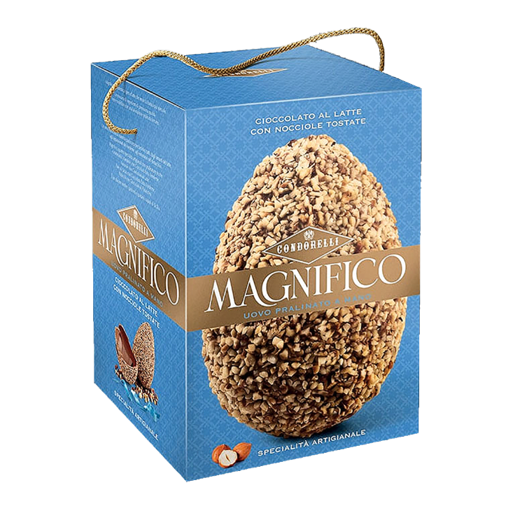 Condorelli Magnifico Milk Chocolate & Toasted Hazelnut Praline Egg – 230g