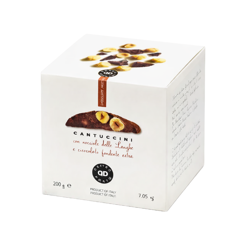Deseo Cantuccini with Dark Chocolate & Hazelnuts - 200g
