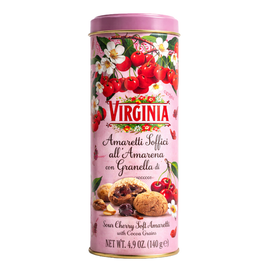 Virginia Sour Cherry Amaretti with Cocoa Grains – 140g