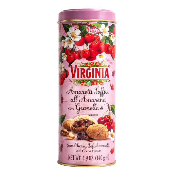 Virginia Sour Cherry Amaretti with Cocoa Grains – 140g
