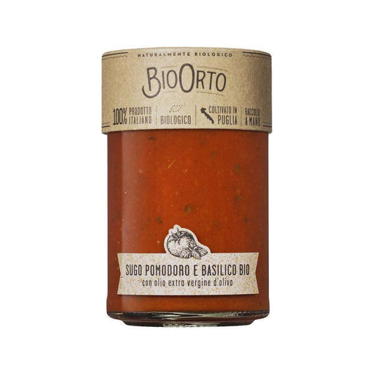 Bio Orto Organic Tomato & Basil Pasta Sauce - 350g