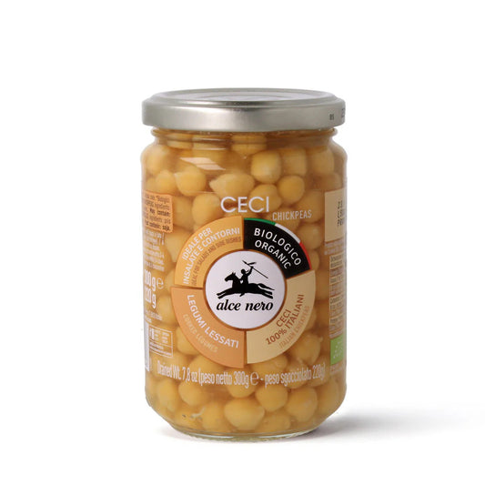 Alce Nero Organic Steamed Chickpeas - 300g