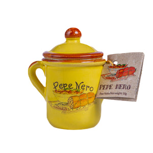 Black Pepper in Hand-Painted Ceramic Jar - 10g