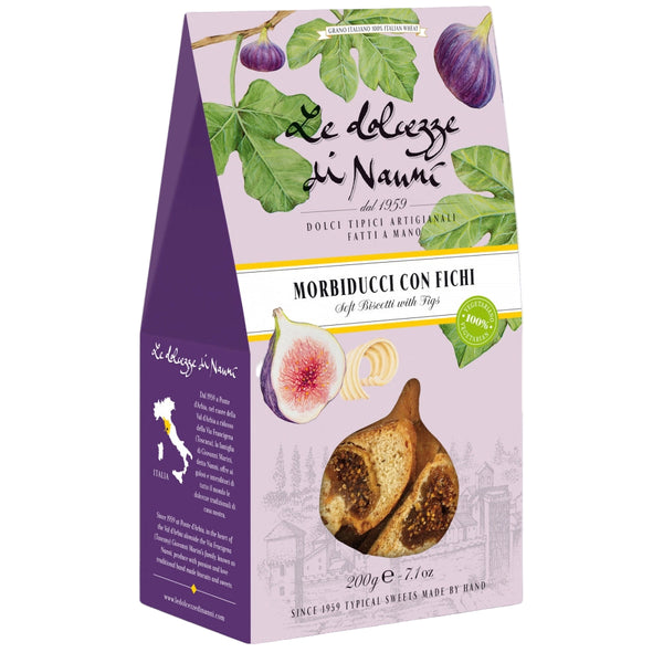 Le Dolcezze Soft Biscuits with Figs - 200g