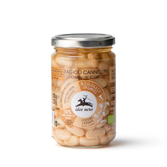 Alce Nero Organic Steamed Cannellini Beans - 300g