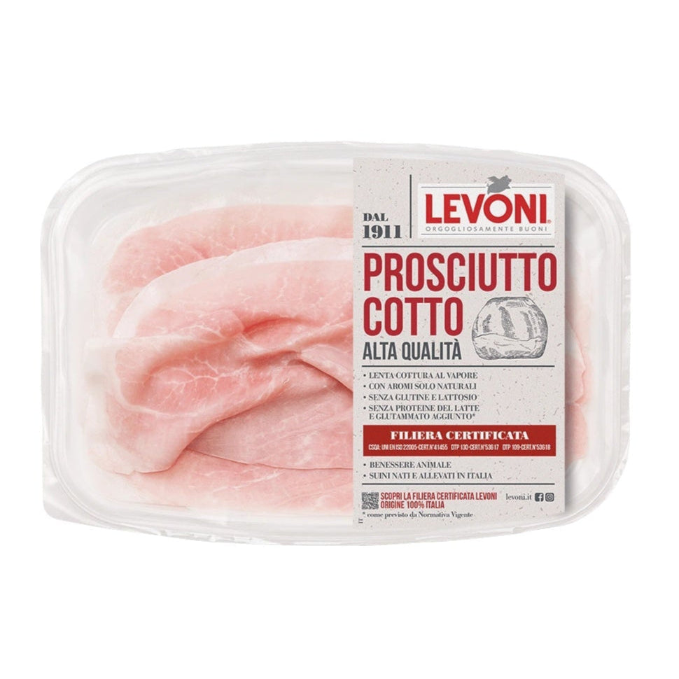 Levoni Cooked Ham Prosciutto Cotto Sliced - 100g