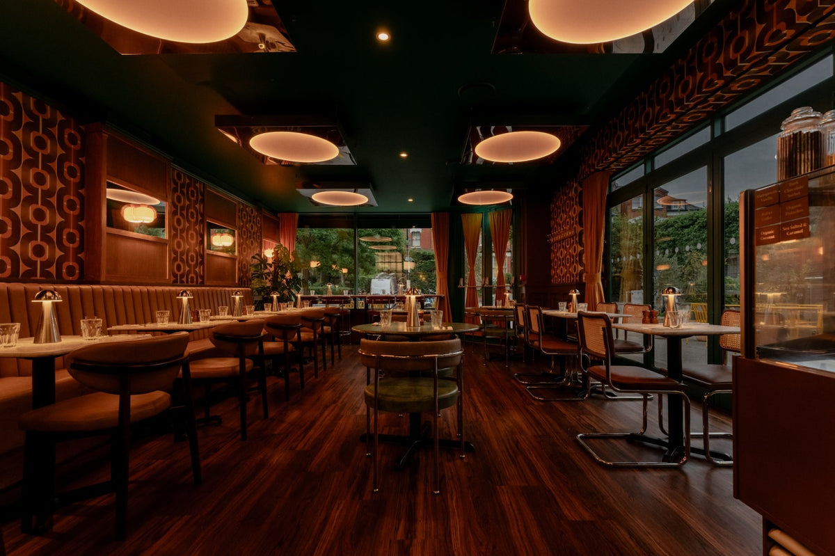 Private dining room at Rossella Muswell Hill