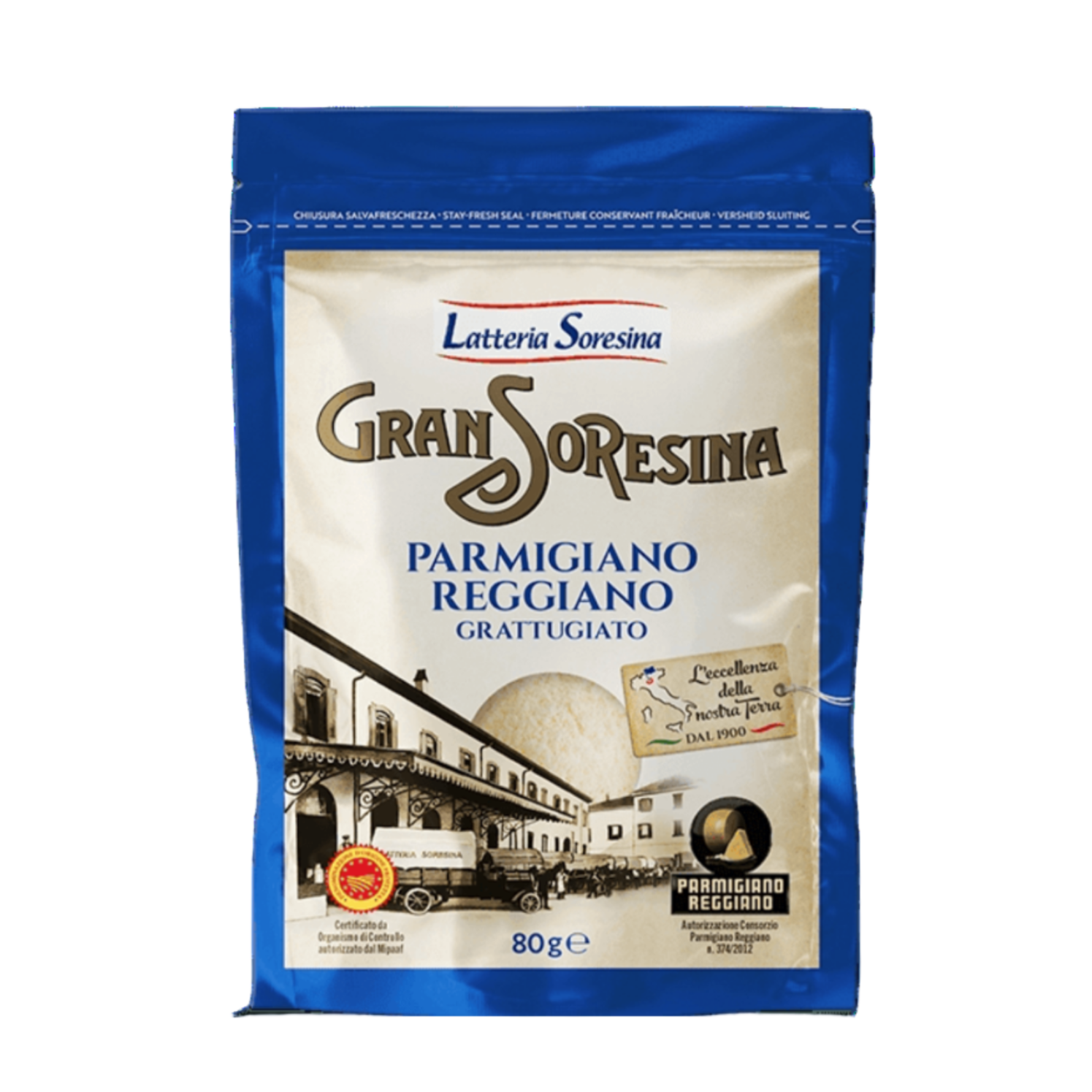 Parmigiano Reggiano PDO Grated - 80g